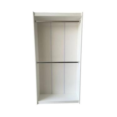 Imagem de Cabideiro Duplo 100% Mdf Branco - Suprema Móveis