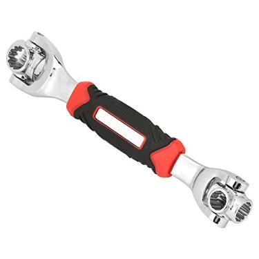 Imagem de 8 Em 1 Multifuncional 360 Graus Invólucro Soquete Ratchet Wrench Tool Set Chrome Vanadium Aço para Manutenção Doméstica