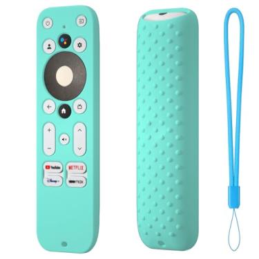 Imagem de Hi Color Capa de silicone compatível com Onn TV 4K UHD Streaming Stick TV Box 100024646 100026240 Capa protetora antiderrapante (menta)