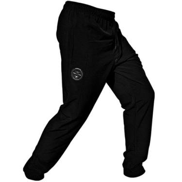 Imagem de Calça de Pesca Preta Matadeira GG Tactel Fishing Confortável Leve Fina