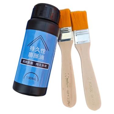 Imagem de Cola de borracha de tênis de mesa, de borracha para tênis de mesa,de tênis portátil de 100 ml de tênis com pincel | Equipamento de limpeza eficiente para prática e competição ao ar livre interno