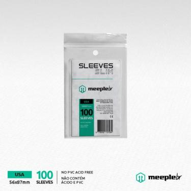 Imagem de Sleeves MeepleBR SLIM - USA (56x87mm)