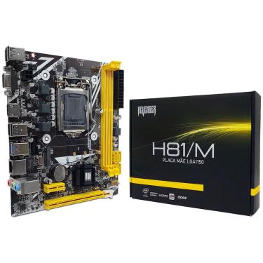 Imagem de Placa Mãe Knup Revenger G-h81/m, Intel 4ª Geração, Ddr3, M.2 Nvme, Rede Gigabit, Micro Atx, Lga1150