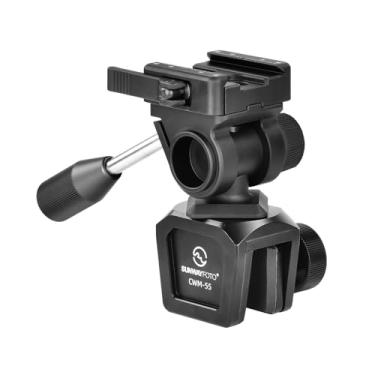 Imagem de CPH-02 Suporte ajustável para janela de carro com cabeça inclinada compacta para telescópio binocular monocular SLR câmera SLR com placa Arca, carga 5 kg (5 kg)