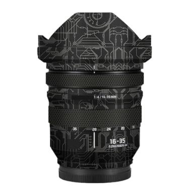 Imagem de Adesivo de lente de câmera película protetora película protetora de corpo decalque skin para Panasonic Lumix S 16-35mm F4 16 35 F 4 (Circuit Titanium)
