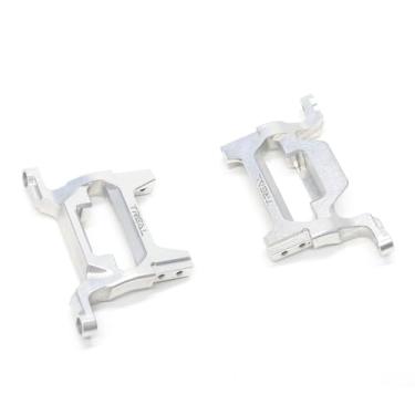 Imagem de TREAL TRX-4M K10 High Trail Front/Rear Bumper Mounts Aluminum 7075 Upgrades for TRX4M 1/18 RC Crawler(Silver)