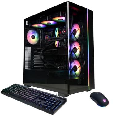 Imagem de CyberPowerPC Gamer Supreme Gaming PC, AMD Ryzen 7 7800X3D 4.2GHz, GeForce RTX 5070 Ti 16GB, 32GB DDR5, SSD PCIe 4.0 de 2TB, Pronto para WiFi e Windows 11 Home (SLC8480A7)