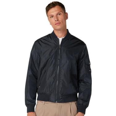 Imagem de Jaqueta Tommy Hilfiger Masculina Varsity Bomber Azul Marinho, M/M