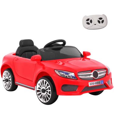 Imagem de Carro Eletrico Importway Mercedes Vermelho 6V Controle Remoto