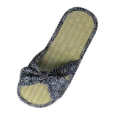 Imagem de UGPLM Sandálias Slides Slip-on Nós Irregulares Absorventes de Umidade Estilo Japonês Chinelos Práticos Chinelos para Interior e Exterior Quintal, 24.6 Cm