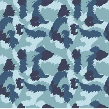 Imagem de Papel de Parede Adesivo Camuflado Abstrato 52419 0,58x2,50M - Adesivo 