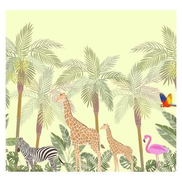 Imagem de Papel de Parede Adesivo Infantil Safari Quarto Bebe - 721pcp - Allodi