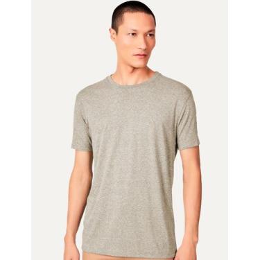 Imagem de Camiseta Reserva Masculina Slim Malha Pêssego Areia Mescla, M/M
