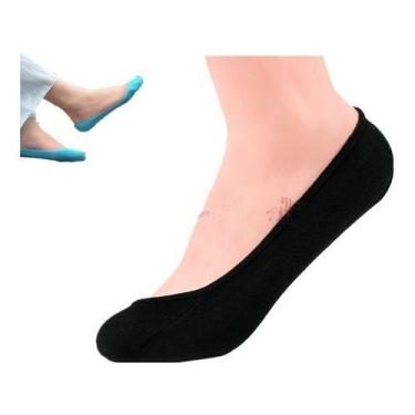 Imagem de Kit12 Pares Meias Malha Invisivel Feminina Coloridasmeia - oem, 9-12 M