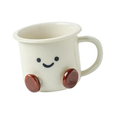 Imagem de IEUDNS Tigela de Iogurte para Salada, Tigela de Sobremesa de Porcelana, Decoração Compacta, Copo Engraçado, Caneca de Cerâmica para Café, Sobremesa de, Capacidade 120 Ml