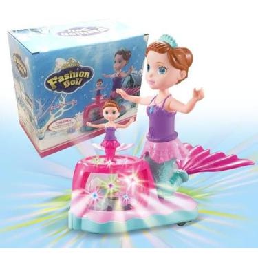 Imagem de Boneca Fashion Doll Sereia Dança e acende luz - toys