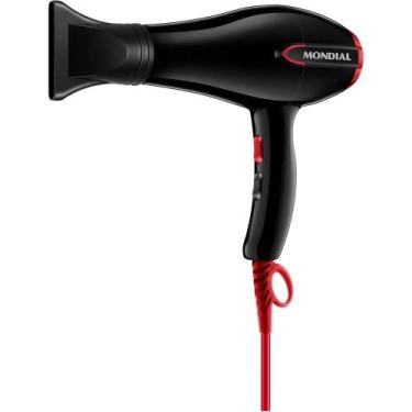 Imagem de Secador de Cabelo Mondial Turbo Preto/Vermelho 1900W 127V - SC-41, Pre