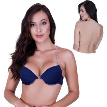 Imagem de Sutiã Silicone Alça Transparente Removível frente única - c4 SUTIÃ SIL