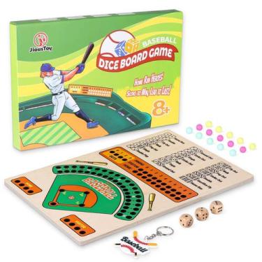 Imagem de Jogo de tabuleiro de beisebol Jogo de dados de beisebol Jioustoy com b
