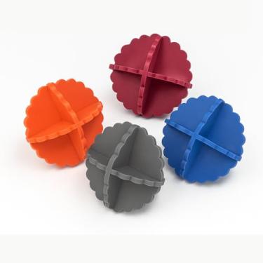 Imagem de Kit Com 4 Esferas Bolas Para Lavar Roupas Anti-Bolinhas Para Máquina de Lavar
