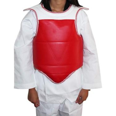 Imagem de Protetor De Peito De Boxe Protetor De Peito De Taekwondo Protetor De Peito De Karatê Protetor De Peito De Jogo De Taekwondo Protetor De Peito De Dupla Face, Blue, 5