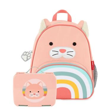 Imagem de Kit com Mochila Infantil e Bento Box Zoo Gatinha - Skip Hop