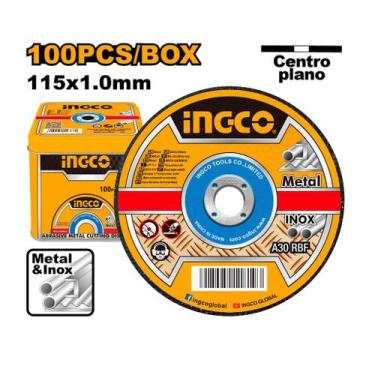 Imagem de Jogo De Disco P/ Corte De Metal Com 100 Unidades INGCO