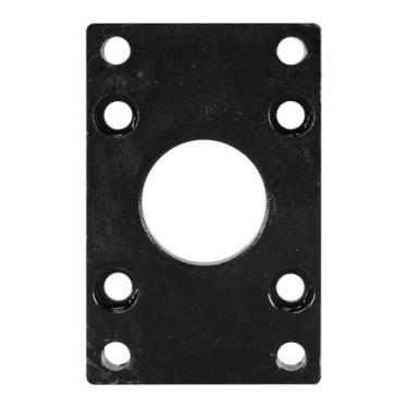 Imagem de Baomain Placa de montagem de flange de cilindro pneumático, furo 2-1/2 '' SC 63 acessórios de conexão base de cilindro de ar, peças pneumáticas tipo padrão (FA-63)