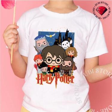 Imagem de Camiseta Infantil OU Adulto até G2 Harry Potter - Mina Store, Branco, 