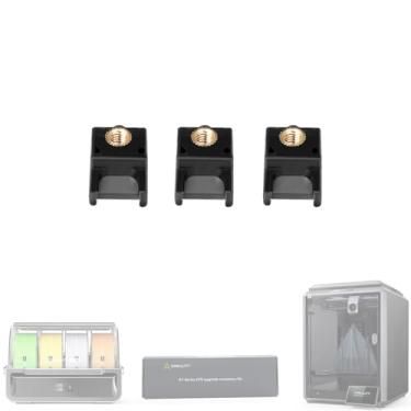 Imagem de Kit de placa adaptadora de cabeça de impressão da série Creality K1 e bloco de aquecimento de cerâmica (conjunto de corte para kit K1 CFS)