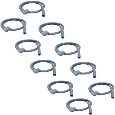 Imagem de Kit 10 Mangueira Saída de Água Compatível com Lavadora Consul 1,85m - 