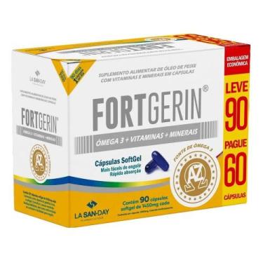 Imagem de FortGerin Ômega 3 + Vitaminas + Minerais 90 Cápsulas