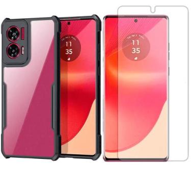 Imagem de Capa Airbag Para Motorola Moto G85 5G + Pelicula Hidrogel - GR Global 