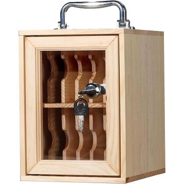 Imagem de Armário De Armazenamento De Telefone Móvel Cofre Escola Fábrica Examition Trabalho Trsparent Lock Com Armário Numerado De Madeira, 12 Bits