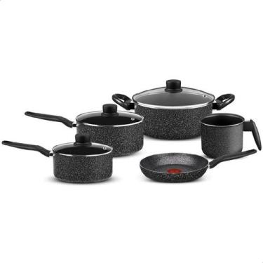 Imagem de Jogo de Panelas Stone Pro 5 Peças Rochedo