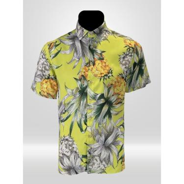 Imagem de CAMISA MASCULINA MANGA CURTA VERDE VICTOR VARRENS 100% VISCOSE-Masculino