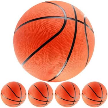 Imagem de Kit 5 Bolas Basquete Basketball Tamanho N7 Ótima Qualidade - Mizpa
