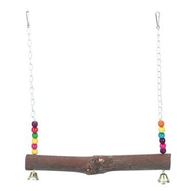 Imagem de Generic Swing de Frango, Brinquedo Pendurado na Gaiola, Madeira Não Tóxica Durável para Casa (Balanço de frango)