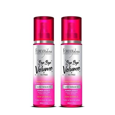 Imagem de Kit 2 Bye Bye Volume No Frizz Liso Mágico Forever Liss 200ml