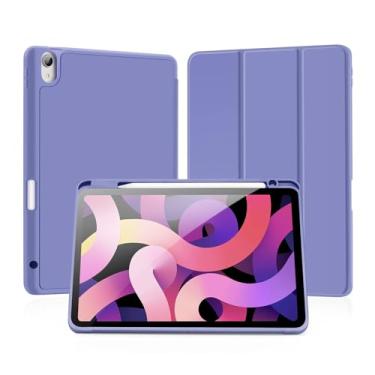 Imagem de Capa Ipad 10ª Geração Case Anti Impacto Suporte para Caneta Pencil (Lavanda)