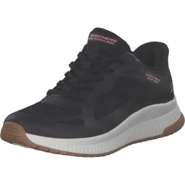 Imagem de Skechers Tênis feminino Hands Free Slip-ins Squad 4-Staple Look, Preto, 38