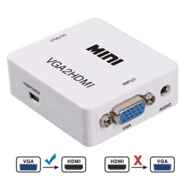 Imagem de Mini Conversor Vga Para Hdmi Vídeo Hd Usb Kap-V105 - Novo