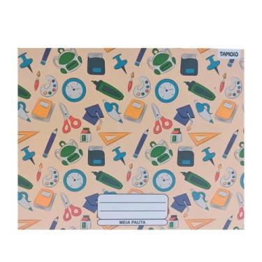 Imagem de Caderno desenho brochurão 48 folhas grande meia pauta tamoio