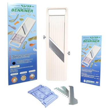 Imagem de Ralador Legumes Mandolin Benriner Cortador Fatiador Marfim Japão Casa 