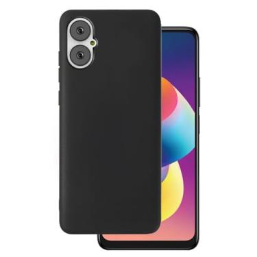 Imagem de Jilivock Capa para celular BLU G64, capa de silicone macio, capa de silicone à prova de choque com forro de microfibra (preto)