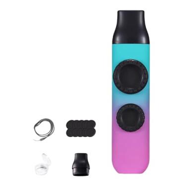 Imagem de TTETTZ Flauta Kazoo Instrumento Musical Lembrancinhas para Festas Sacolas de Presentes para Camping e Mochilão, Rosa Ciano