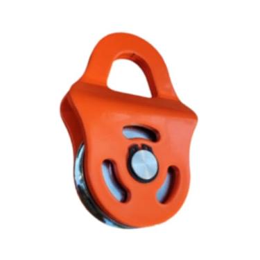 Imagem de Generic Snatch Block Pesados ​​Acessórios de guincho de 6 toneladas Caminhão de reboque de garagem marinha ao ar livre para recuperação de guincho Offroad, Laranja