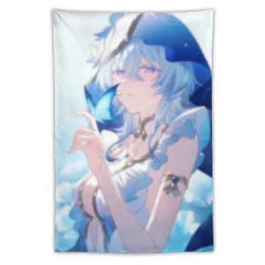 Imagem de LIEGBMEU Sexy Bikini Hot Anime Girl Tapeçaria 101.6 cm x 152.4 cm Interior Exterior Wall Quilt Art Decoração de Tapeçaria Caprichosa, AF144
