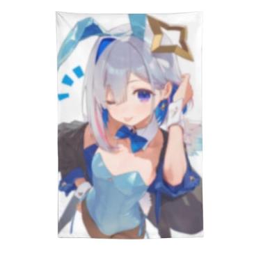 Imagem de LIEGBMEU Sexy Bikini Hot Anime Girl Tapeçaria 152.4 cm x 228.6 cm Interior Exterior Wall Quilt Art Decoração de Tapeçaria Caprichosa, AF402