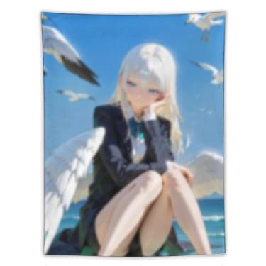 Imagem de LIEGBMEU Sexy Bikini Hot Anime Girl Tapeçaria 152.4 cm x 203.2 cm Interior Exterior Wall Quilt Art Decoração de Tapeçaria Caprichosa, AF034